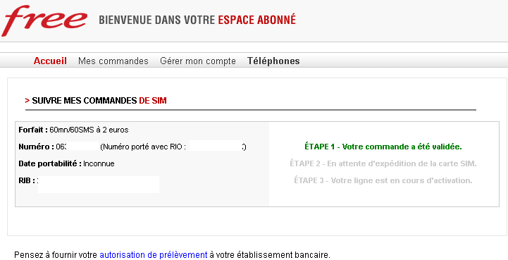 une capture de mon compte !
