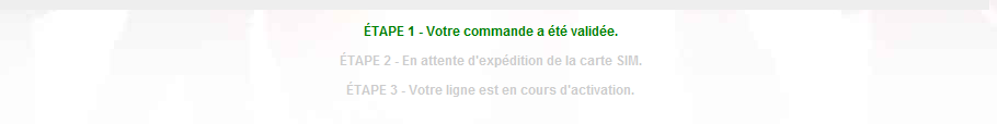 capture d'écran espace abonné